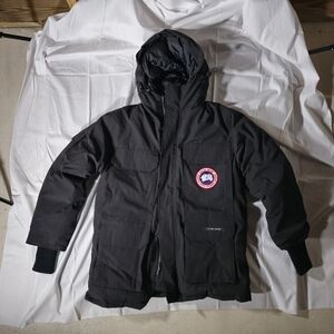 CANADA GOOSE BLACK Heritage Expedition Parka MENS MEDIUM